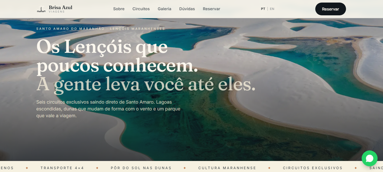 Landing Page Demo — Brisa Azul Viagens